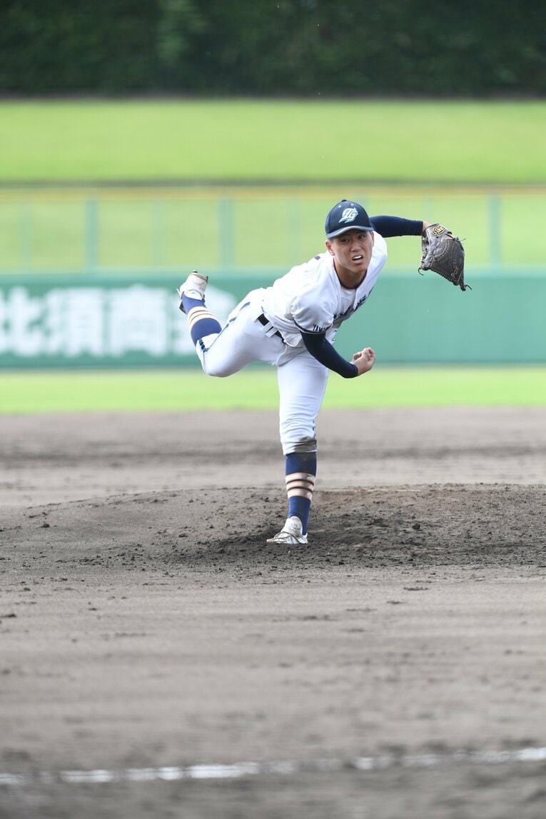 「20校以上から話があった」木下瑛二の投球 ©Kota Inoue