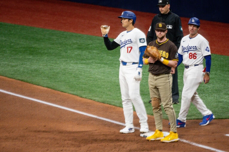 【開幕2戦目／21日】大谷翔平の2試合目　©Nanae Suzuki