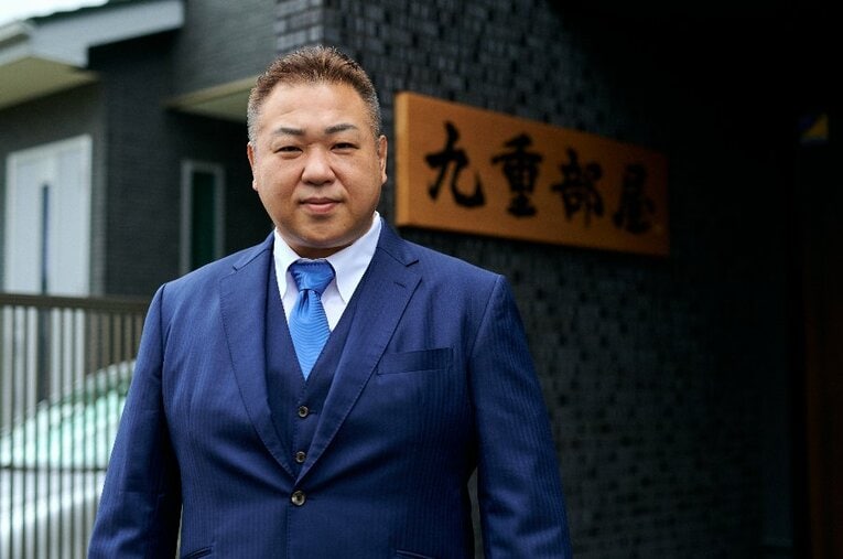 元大関・千代大海の九重親方　©Ichisei Hiramatsu