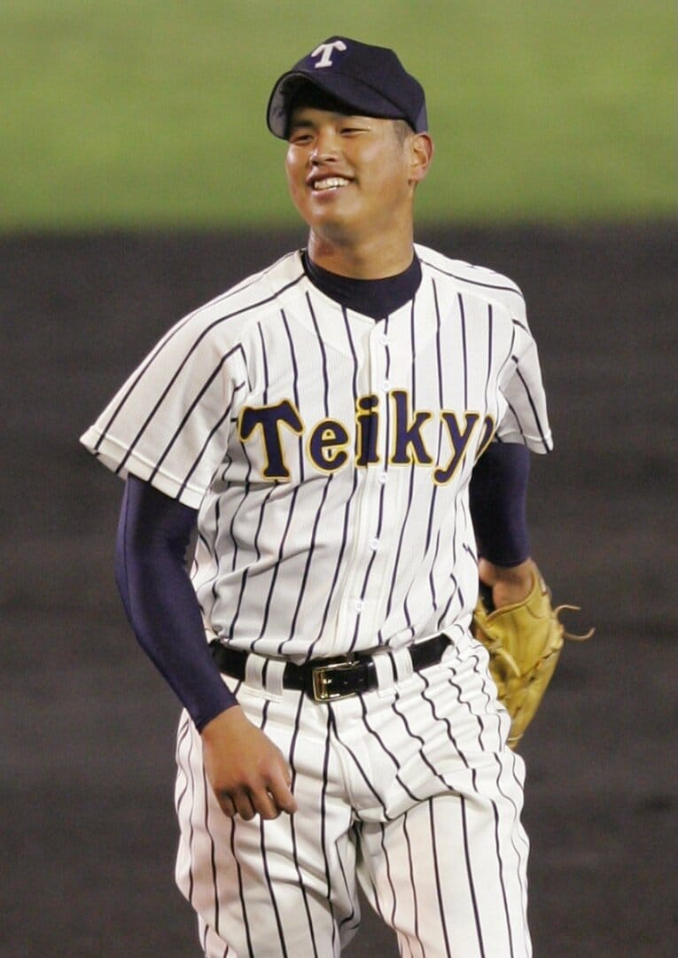 帝京高校時代の2007年、春のセンバツで1試合20奪三振をマークした大田阿斗里　©JIJI PRESS