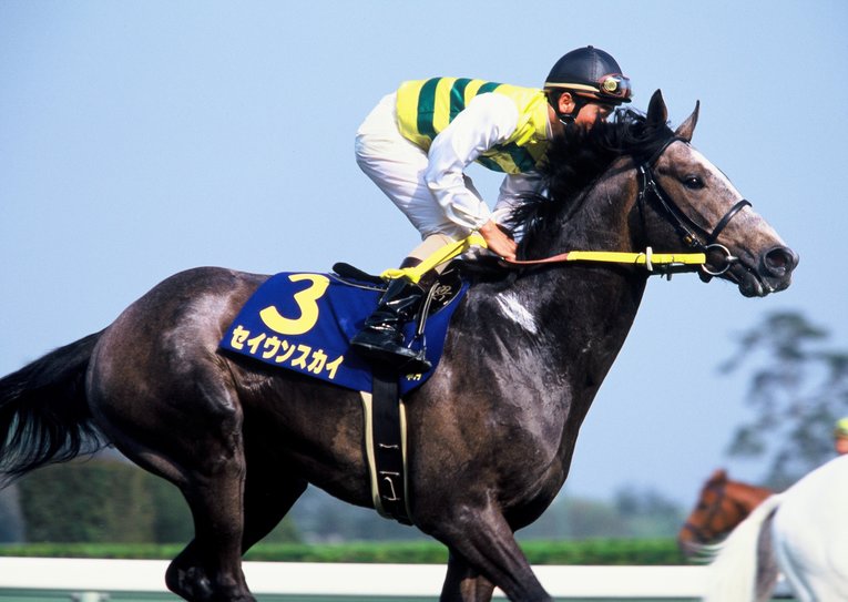 皐月賞を制したセイウンスカイ
