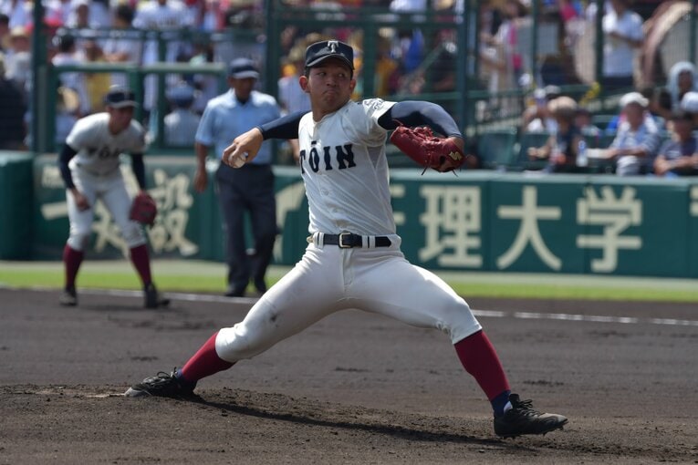 準決勝の対済美戦　©Hideki Sugiyama