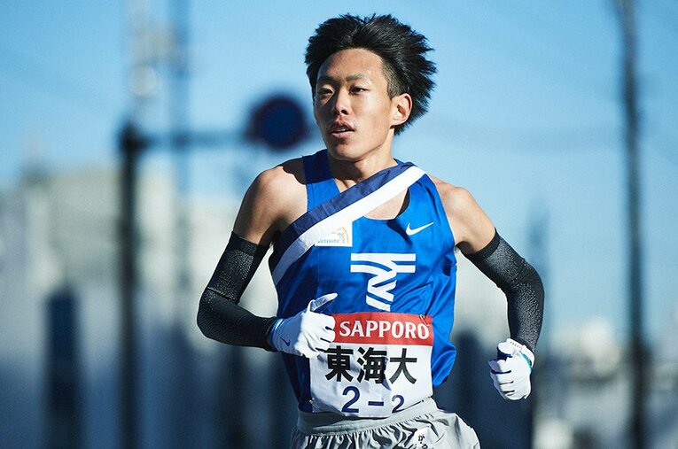 東海大・名取燎太 ／ photograph by Yuki Suenaga