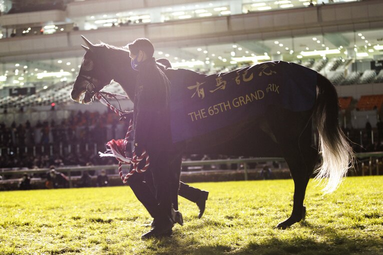 クロノジェネシスの引退式　©Kiichi Matsumoto