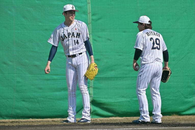 同学年の佐々木と宮城　©︎HIdeki Sugiyama