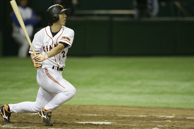 現役時代の小笠原道大。日本ハム、巨人の両球団でMVPに輝いた　©Tamon Matsuzono