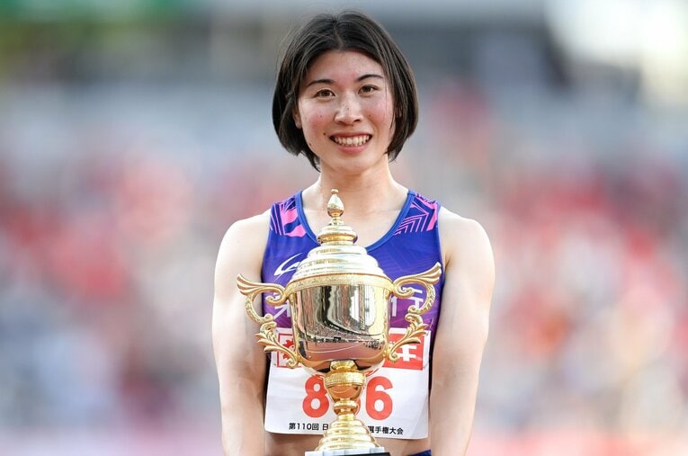 今年の日本選手権女子400mを制すなど、女子ロングスプリント界の第一人者となっている松本　©Asami Enomoto