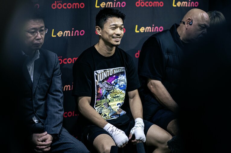 リラックスした表情の中谷潤人　©Takuya Sugiyama