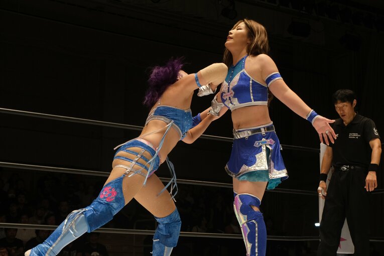 スターダムの大学生レスラー・妃南　©Norihiro Hashimoto