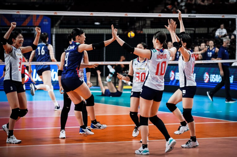 ネーションズリーグ予選ラウンド・アメリカ戦　©︎FIVB