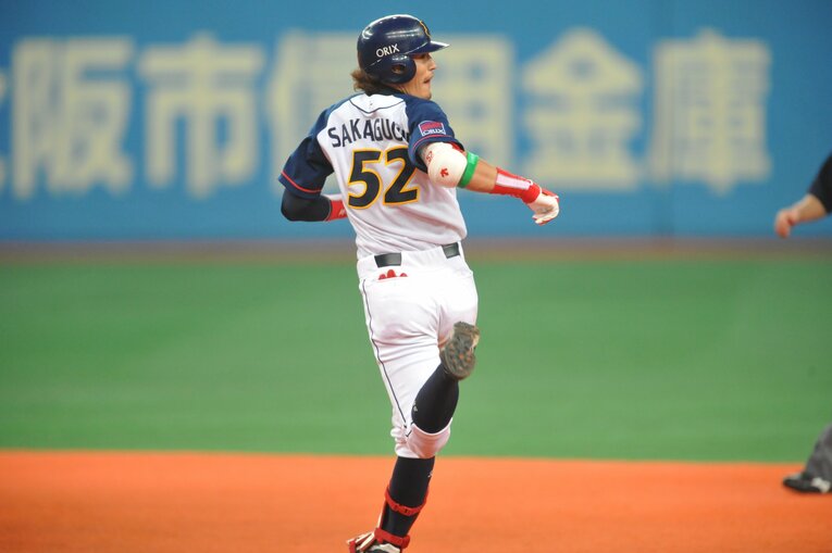 オリックス時代の坂口　©Sports Graphic Number
