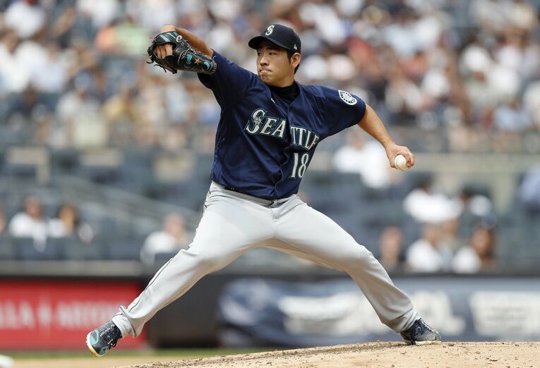 2019年からMLBのシアトル・マリナーズでプレーしている菊池雄星　©Getty Images