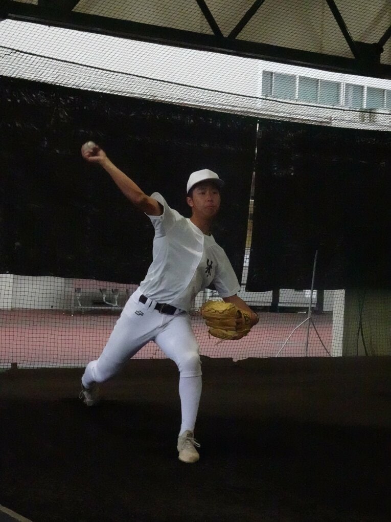 【172cmの逸材1年生】北海道から大阪学院大高にやってきた林将輝　©Yuji Yanagawa