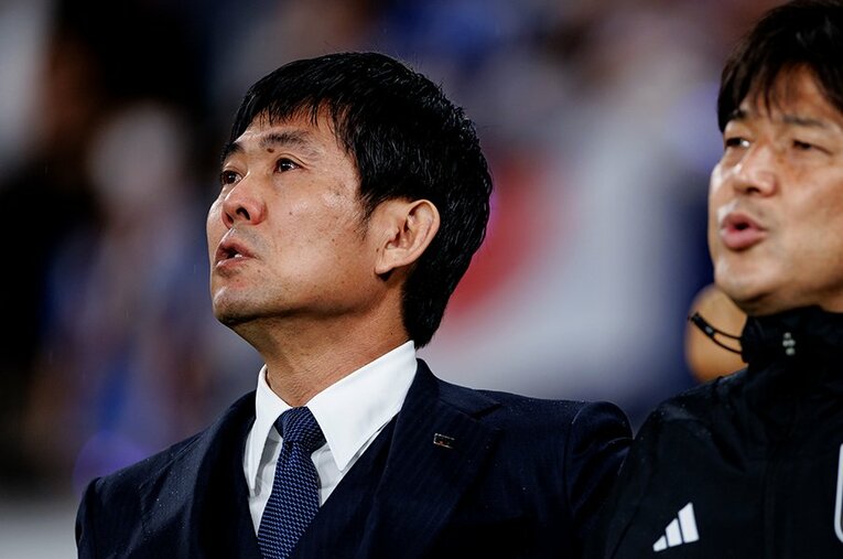 日本代表3月シリーズは1分1敗のリスタートとなったが、森保一監督のコメントには注視してみたいものがある ／ photograph by Kiichi Matsumoto/JMPA