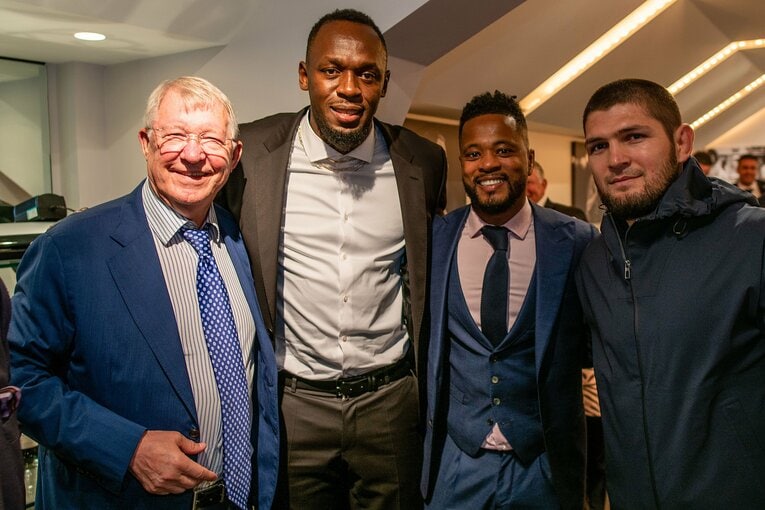 2021年10月、ファーガソン（左）とも面会　©Getty Images