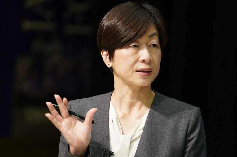 ソウル五輪女子柔道の銅メダリストで、井上が出場したシドニー、アテネ五輪を女子強化コーチとして帯同した山口香（筑波大学体育系教授／元JOC理事） ／ photograph by AFLO