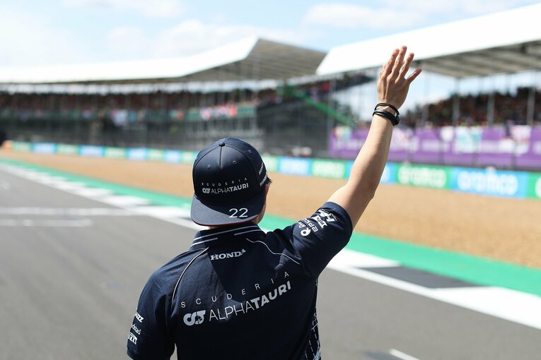 イギリスGPの角田裕毅　©Getty Images / Red Bull Content Pool