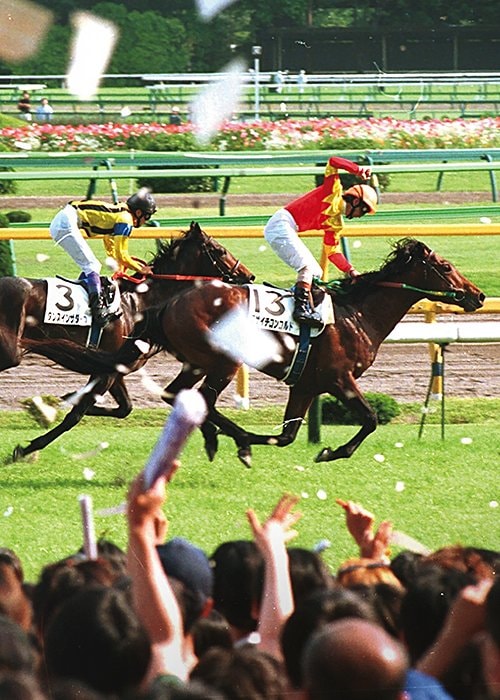 1996年日本ダービーで1番人気ダンスインザダークを振り切ったフサイチコンコルド