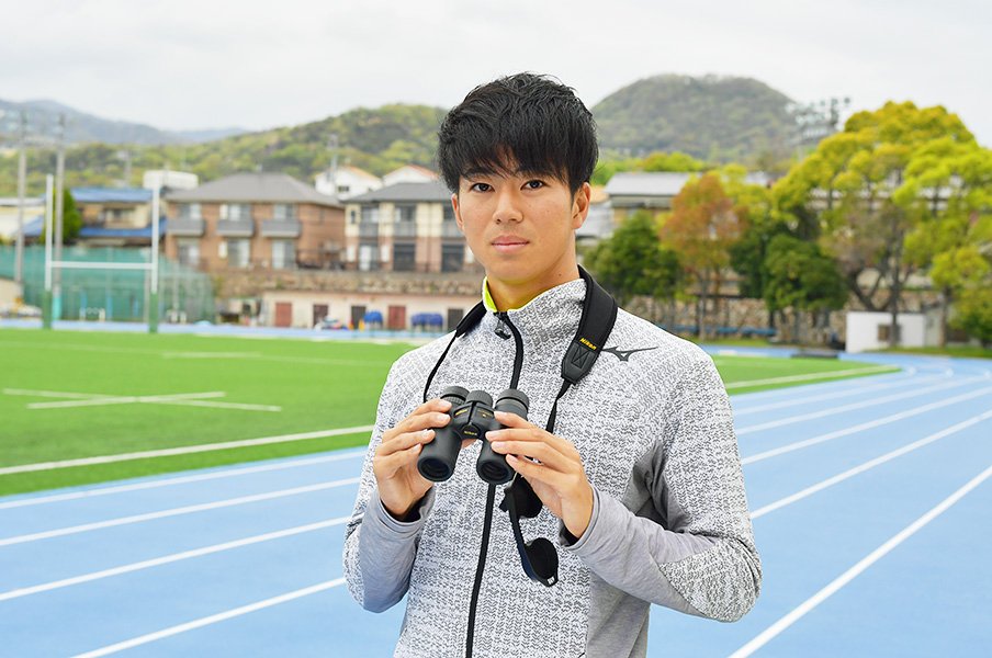 陸上・多田修平が語る100m観戦術。「中盤の加速を見てほしいですね」。<Number Web> photograph by Hideki Sugiyama