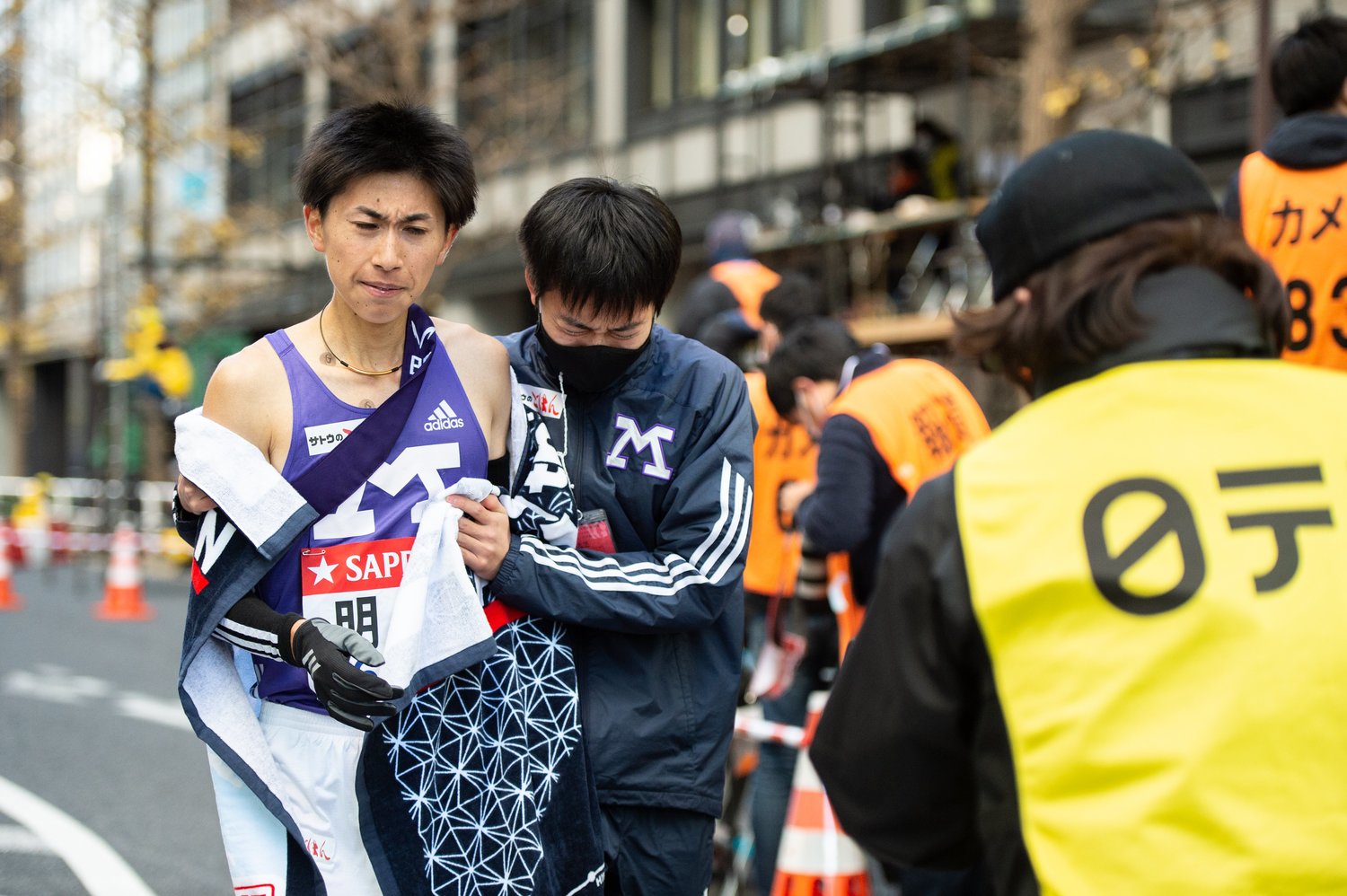 昨季の箱根駅伝。明大はシード権を逃した ©Nanae Suzuki