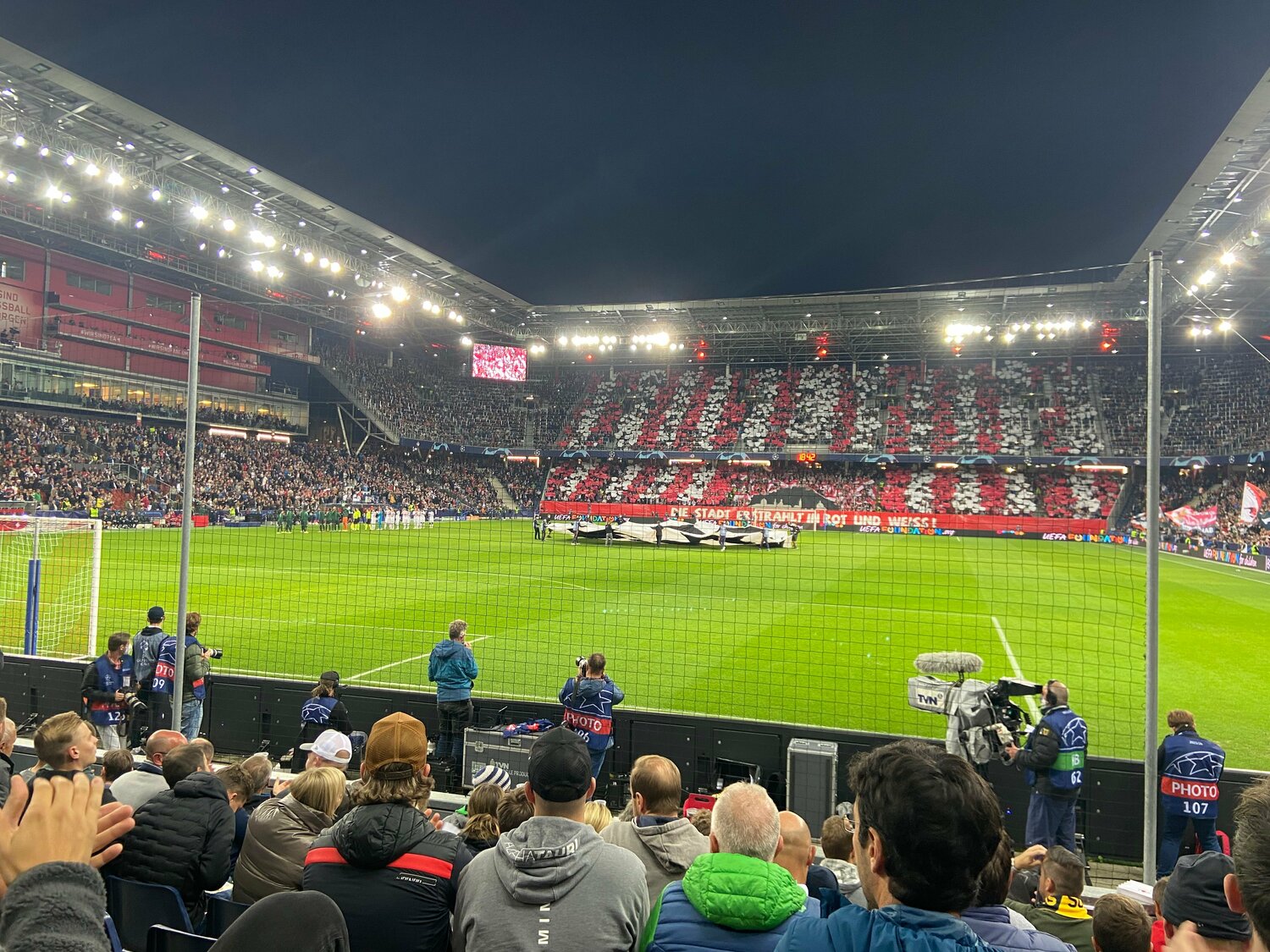 欧州CLグループG・ザルツブルクvsボルフスブルク（10月20日、筆者撮影）