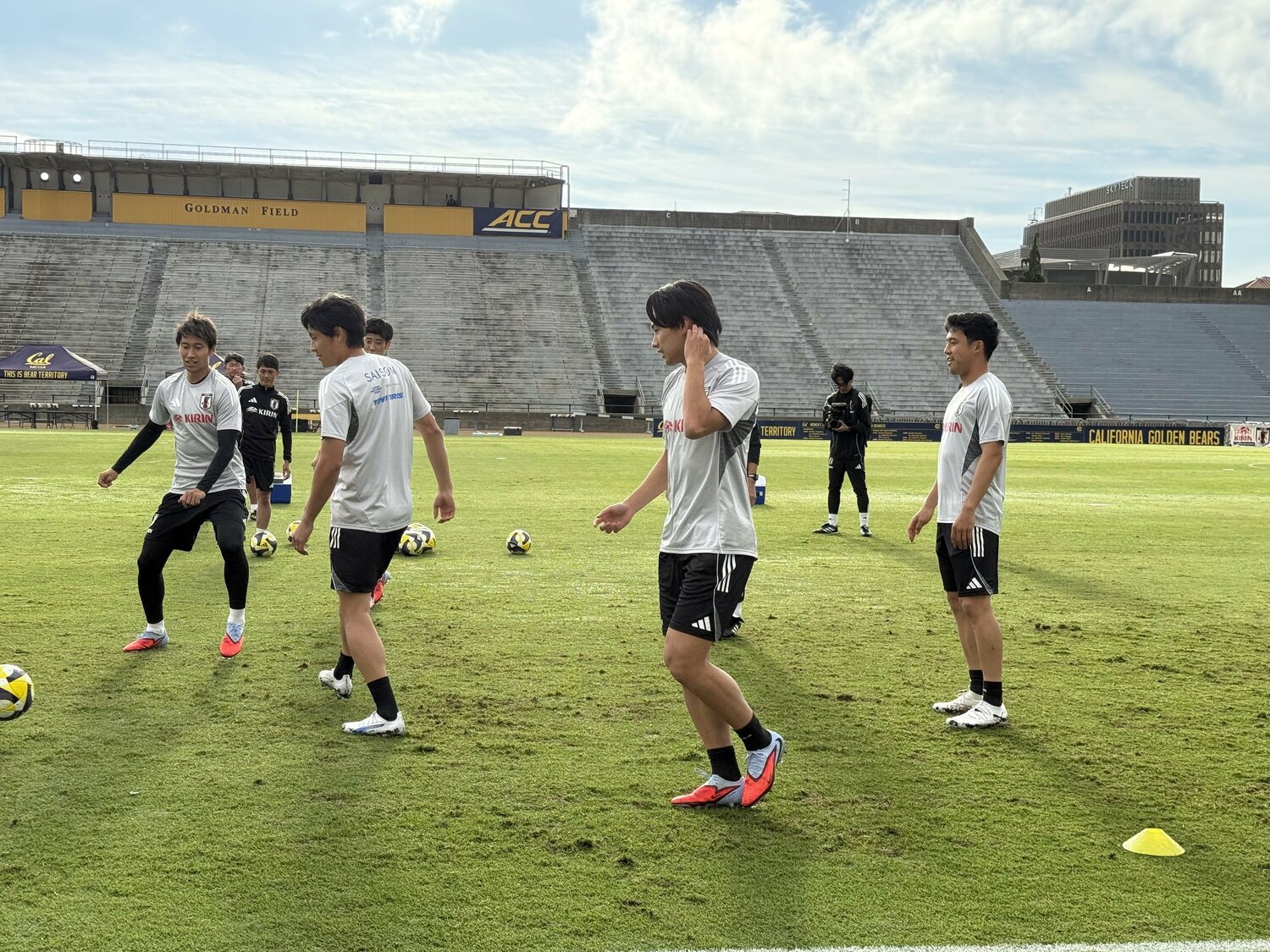 メキシコ戦前のトレーニング　©Yusuke Mimura