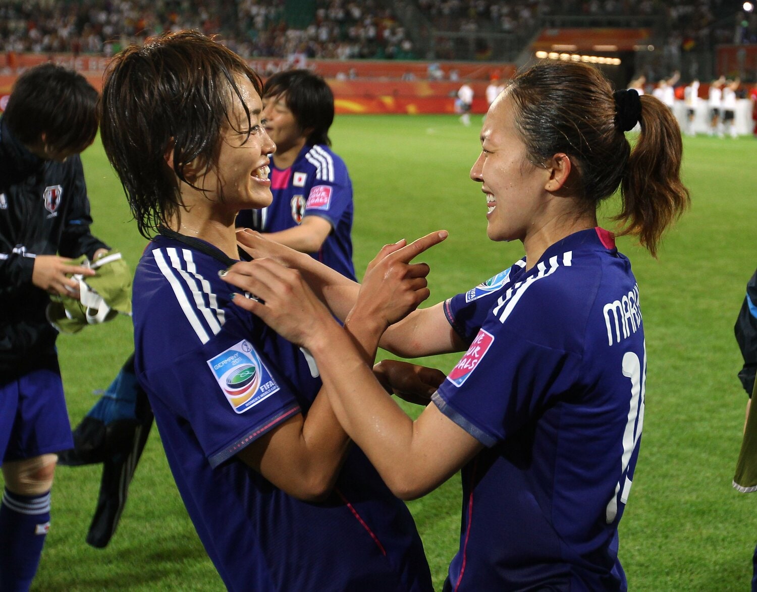 同い年の丸山（右）には当時から驚かされることも多かったという　©︎Getty Images
