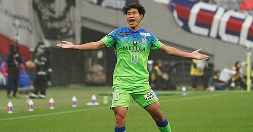2010 サッカー日本代表 オフショルカード 山田直輝 青箔サイン (検 J