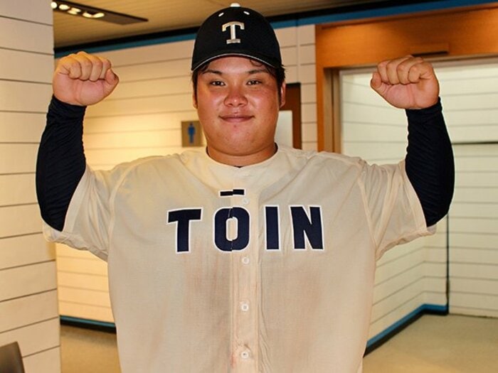 【西武　ドラフト1位】令和のドカベン、桐蔭横浜大・渡部健人が2度目で念願かなう！ 特大アーチ、軽快な守備、ご褒美は焼肉＜Number Web＞ photograph by Yu Takagi