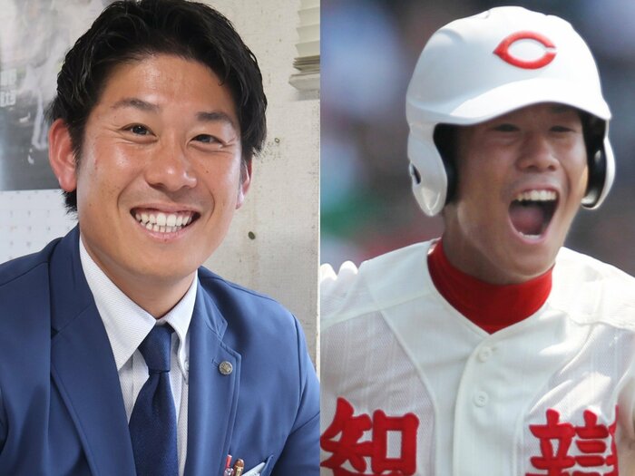 「本気で役員を目指す」つもりだった“一流企業の営業マン”が30歳で高校野球の監督になったナゼ…「高嶋先生を超えるには、急がないとヤバいと」<Number Web> photograph by (L)Fumi Sawai、(R)JIJI PRESS