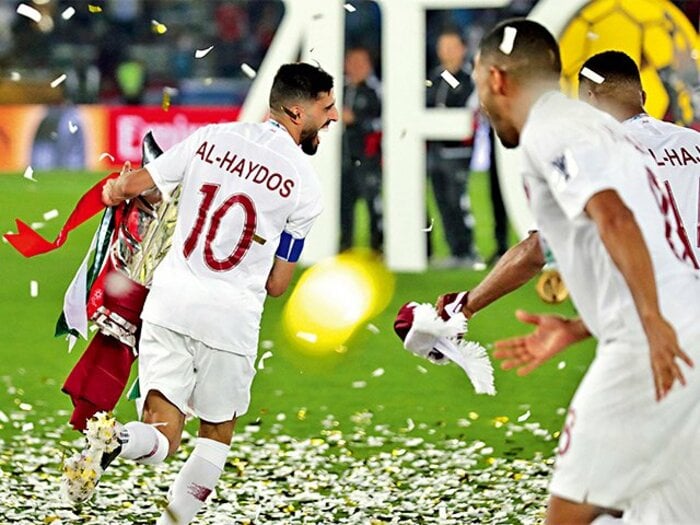 なぜカタールはアジア王者に？世界レベルの育成計画始めた15年前。＜Number Web＞ photograph by Vincent Michel/ L'Equipe