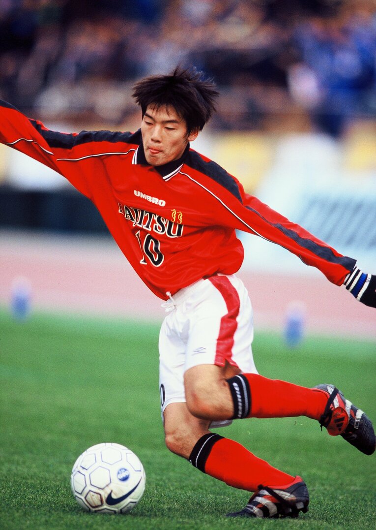 鹿実時代の松井　©Kazuaki Nishiyama