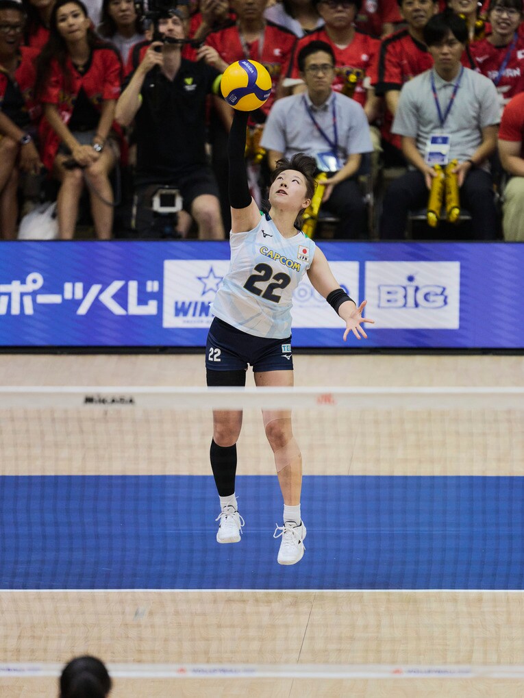 バレーボールネーションズリーグ 韓国戦　©︎Yuki Suenaga