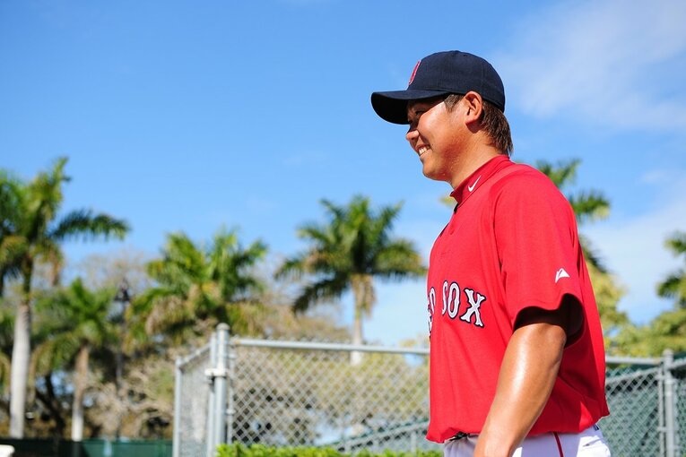 レッドソックス時代の松坂　©Naoya Sanuki