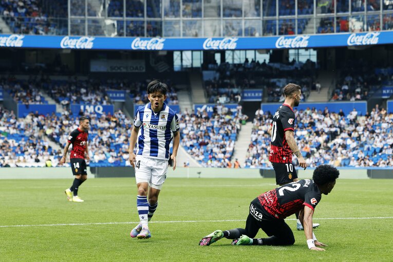 シュートが枠を外れ、悔しさをあらわにした　©Daisuke Nakashima