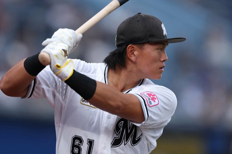 さらなる活躍が期待される山本大斗 ／ photograph by Chiba Lotte Marines