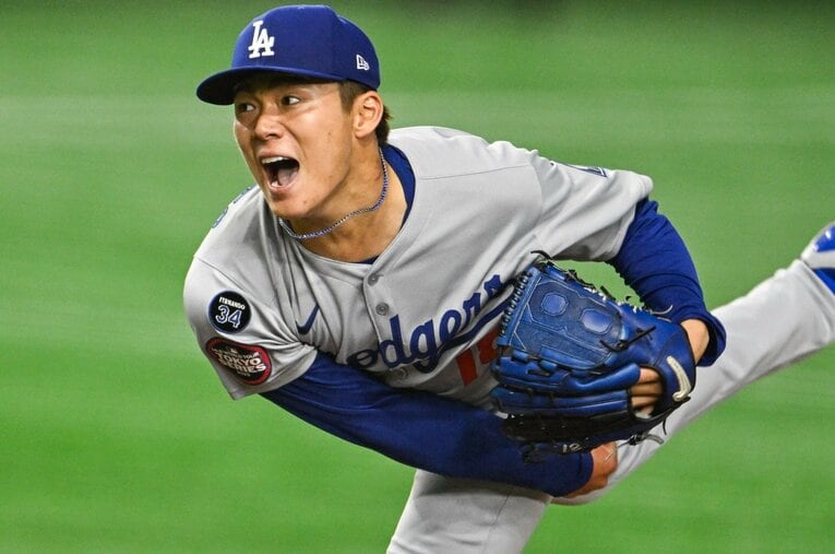オリックス→ドジャースの山本由伸の譲渡金は実に約75億円　©Nanae Suzuki