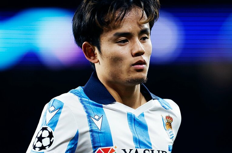 ラ・レアル20シーズンぶりのCL決勝トーナメント進出。その偉業にも、なぜ久保建英はクールな表情だったのか ／ photograph by Daisuke Nakashima