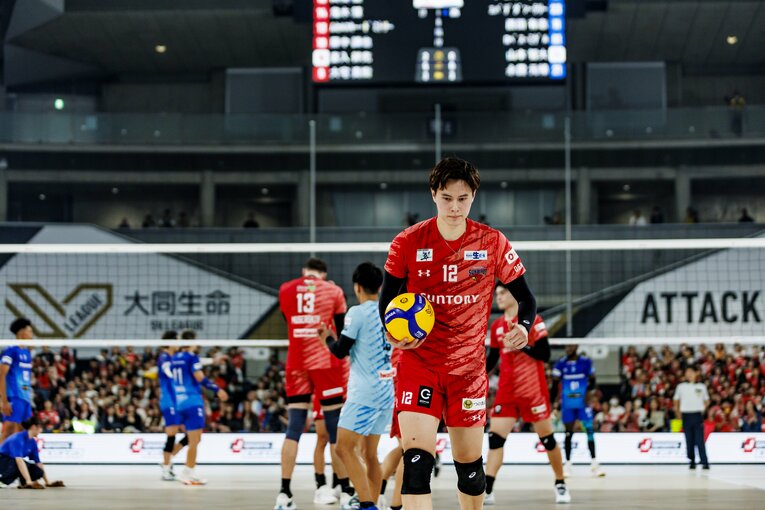 高橋藍（サントリーサンバーズ大阪）　©︎Kiichi Matsumoto