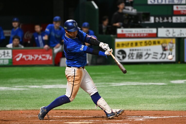 日本シリーズ第4戦、猛打賞の活躍を見せた桑原将志　©Naoya Sanuki