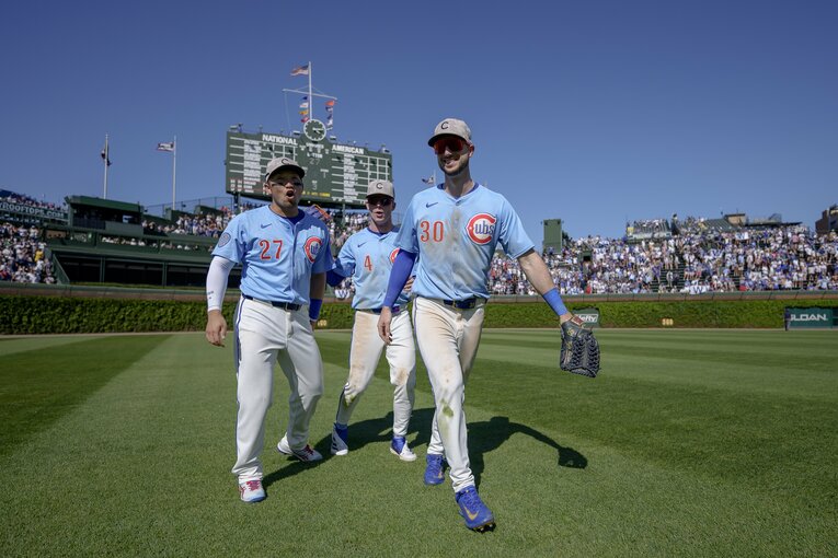 今季からカブスでプレーするカイル・タッカー（右） ©Getty Images