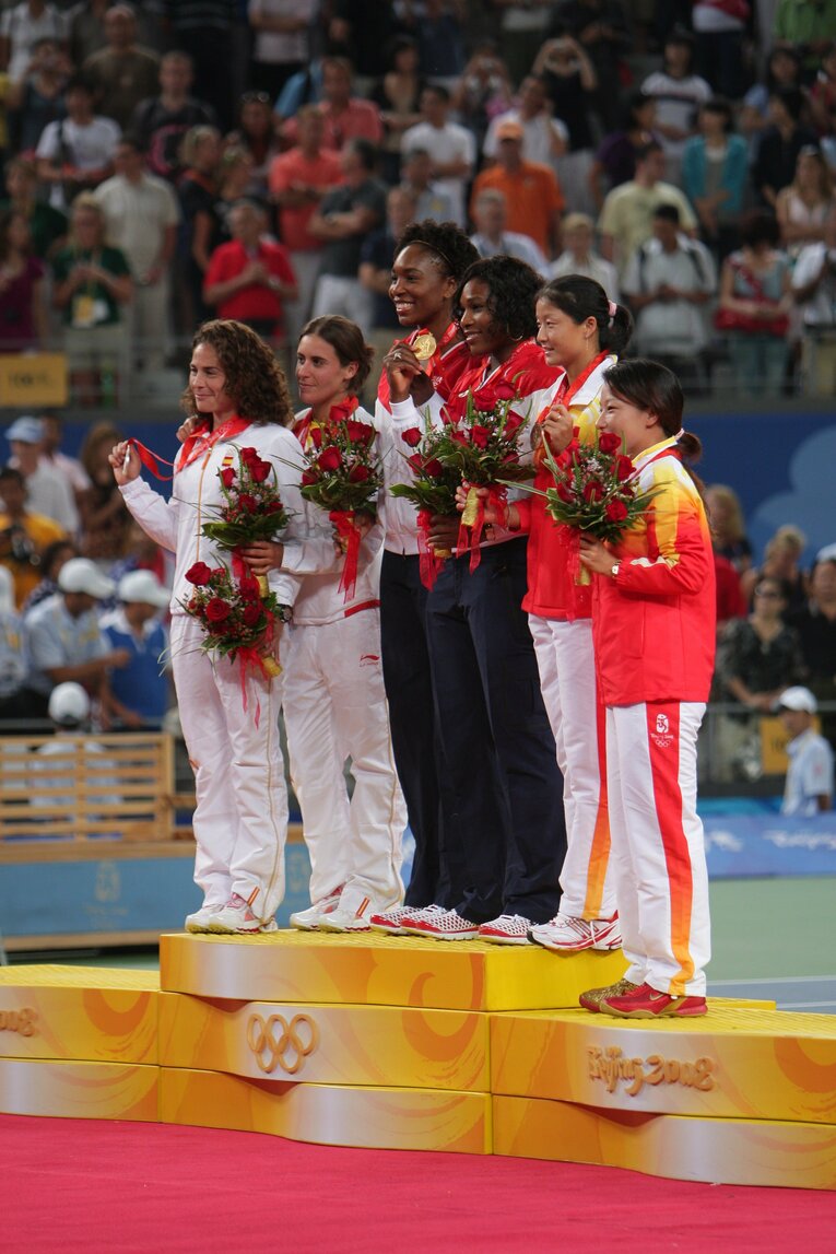 北京五輪、姉ビーナスと　©Shinji Oyama/JMPA