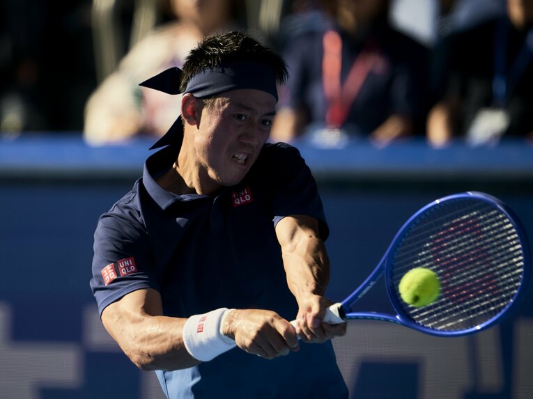 錦織のラストマッチとなったジャパンオープン初戦　©Yuki Suenaga