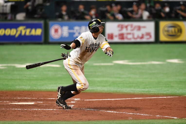 ソフトバンク時代の福田秀平（2015年）©︎Nanae Suzuki