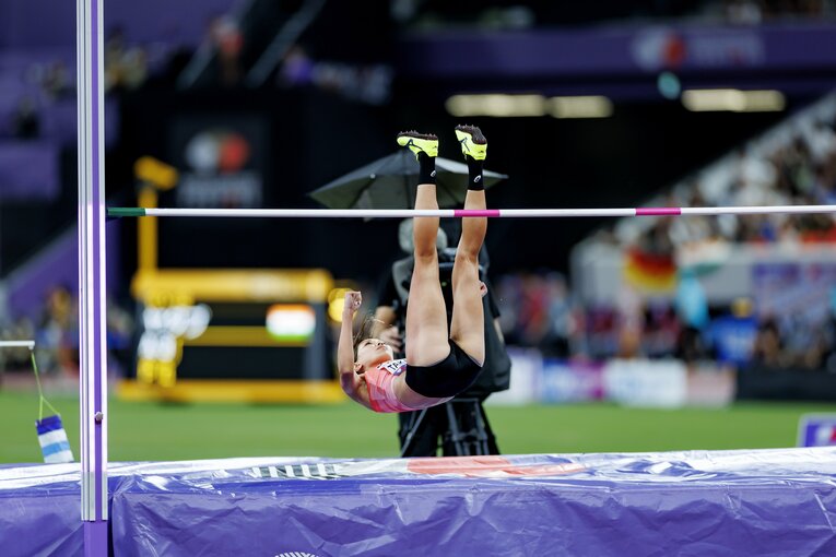 大舞台で調子を取り戻した高橋の成功跳躍（５／７）　©Kiichi Matsumoto