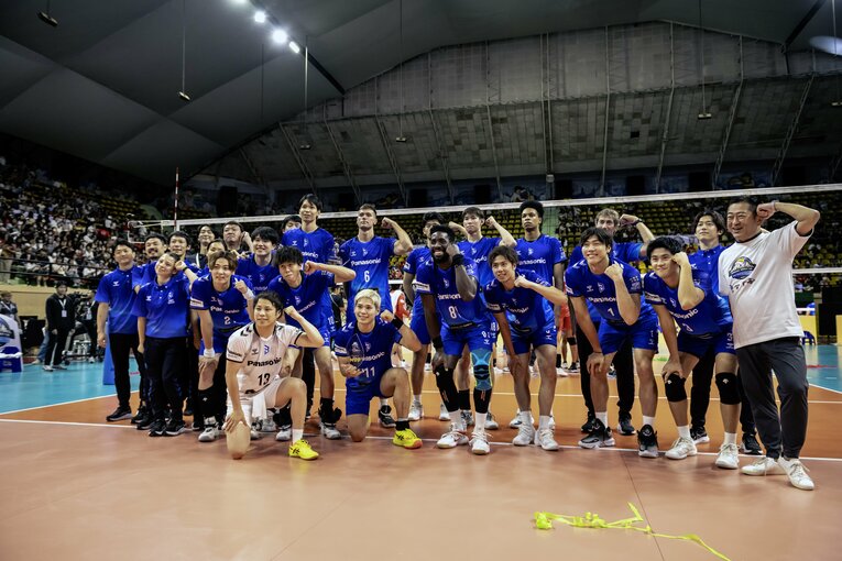 SVリーグ初代王者の座を狙う大阪ブルテオン　©︎Takuya Sugiyama