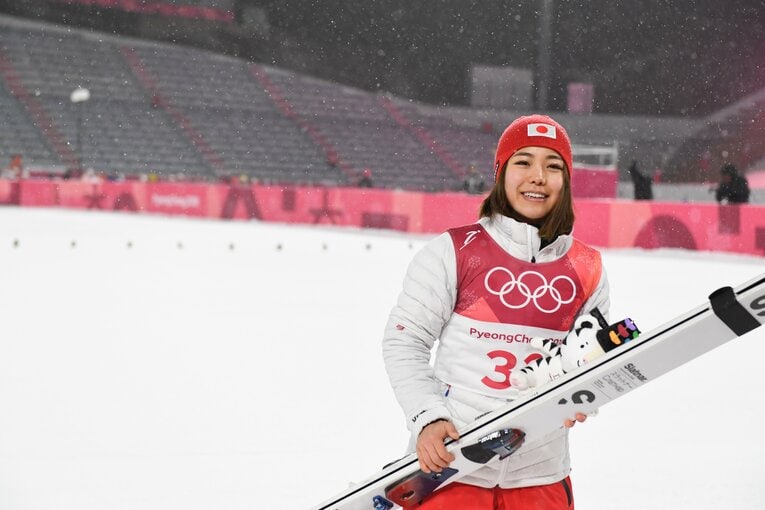 銅メダルを獲得した平昌五輪。4年前の自分を克服した一方で、世界一には届かなかった　©Asami Enomoto/JMPA