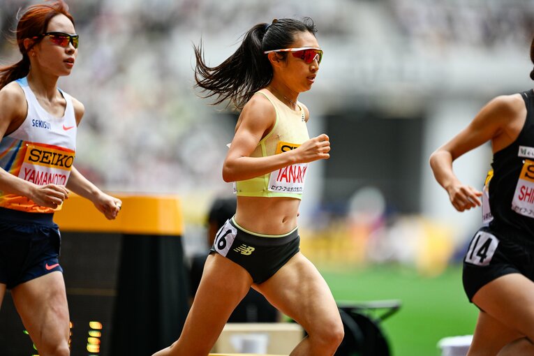 3000mからの連戦にもかかわらず日本人トップの2位に入った田中　©︎Nanae Suzuki