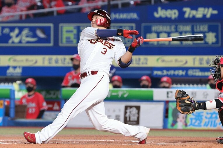 浅村栄斗(c)JIJI PRESS