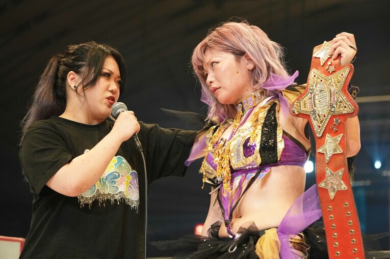 中野たむへの「待たされた挑戦」がようやく実現する鈴季すず　©Essei Hara